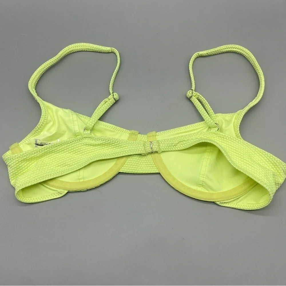 NWOT Frankie’s bikinis Sundance neon underwire bikini top 1702